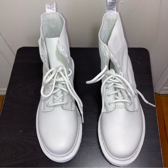 Dr. Martens 1460 PASCAL WOMEN'S MONO LACE UP LEATHER BOOTS - Picture 9 of 16